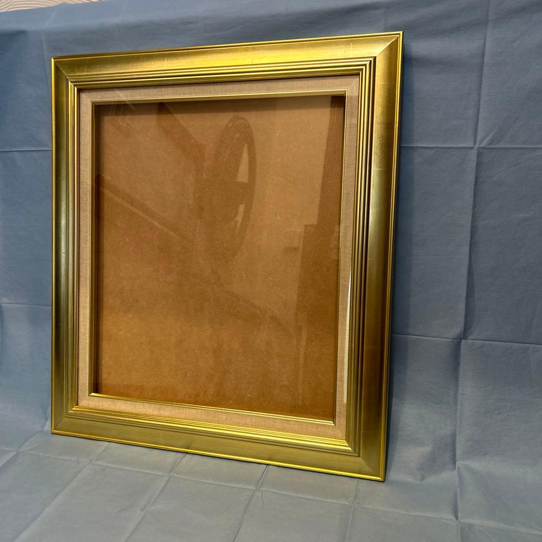 中古 油絵用額縁 F10 ゴールド仕上げ - メルカリ
