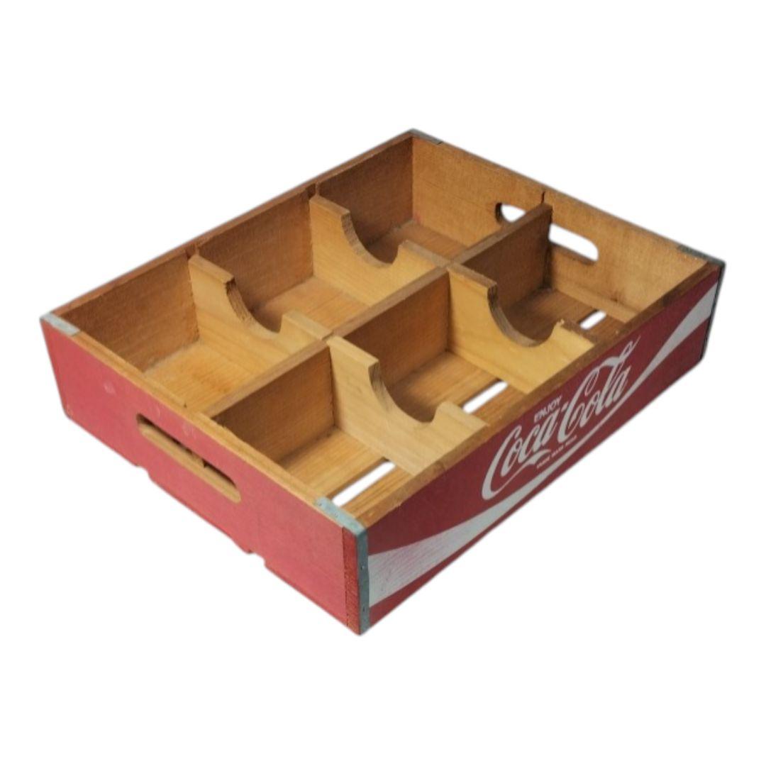 Coca-Cola レトロ木製収納ボックス コカ・コーラ 木箱 アンティーク