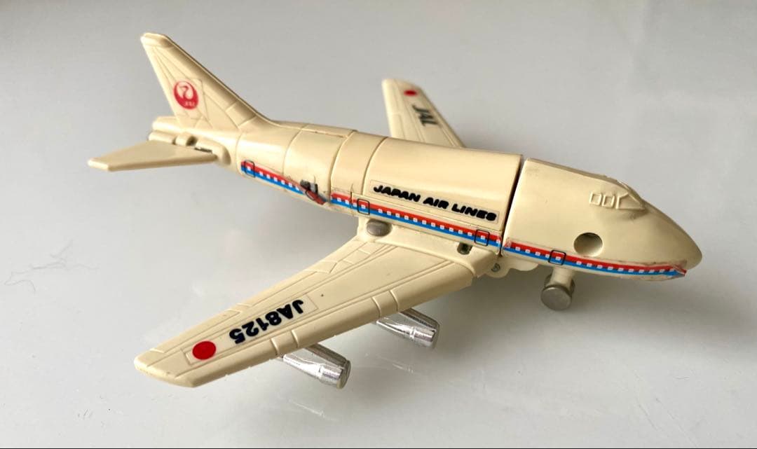 マシンロボ MR-B747 ジャンボジェット バンダイ JAL 非売品飛行機