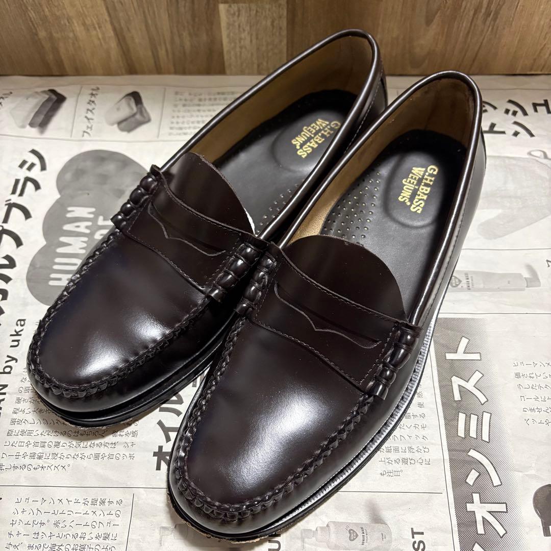 G.H.BASS Weejuns ラーソン ダークブラウン UK9.5 - メルカリ