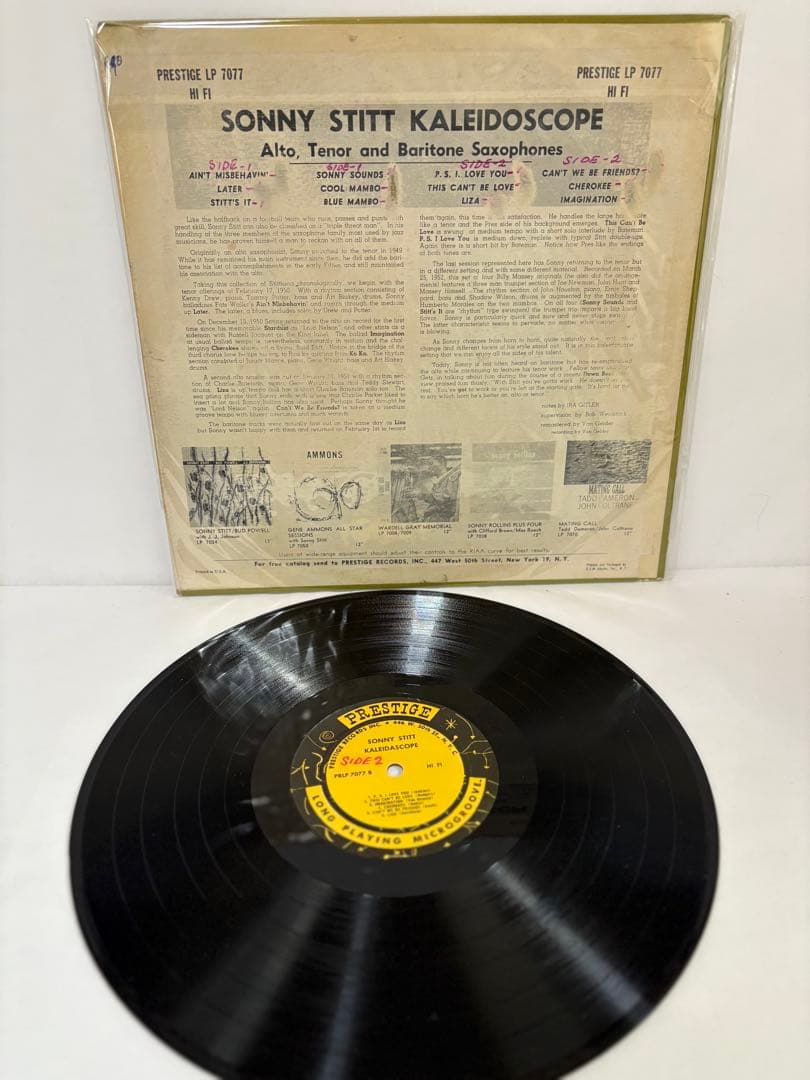 激レア‼️オリジナルSonny Stitt Kaleidoscope NYC - メルカリ