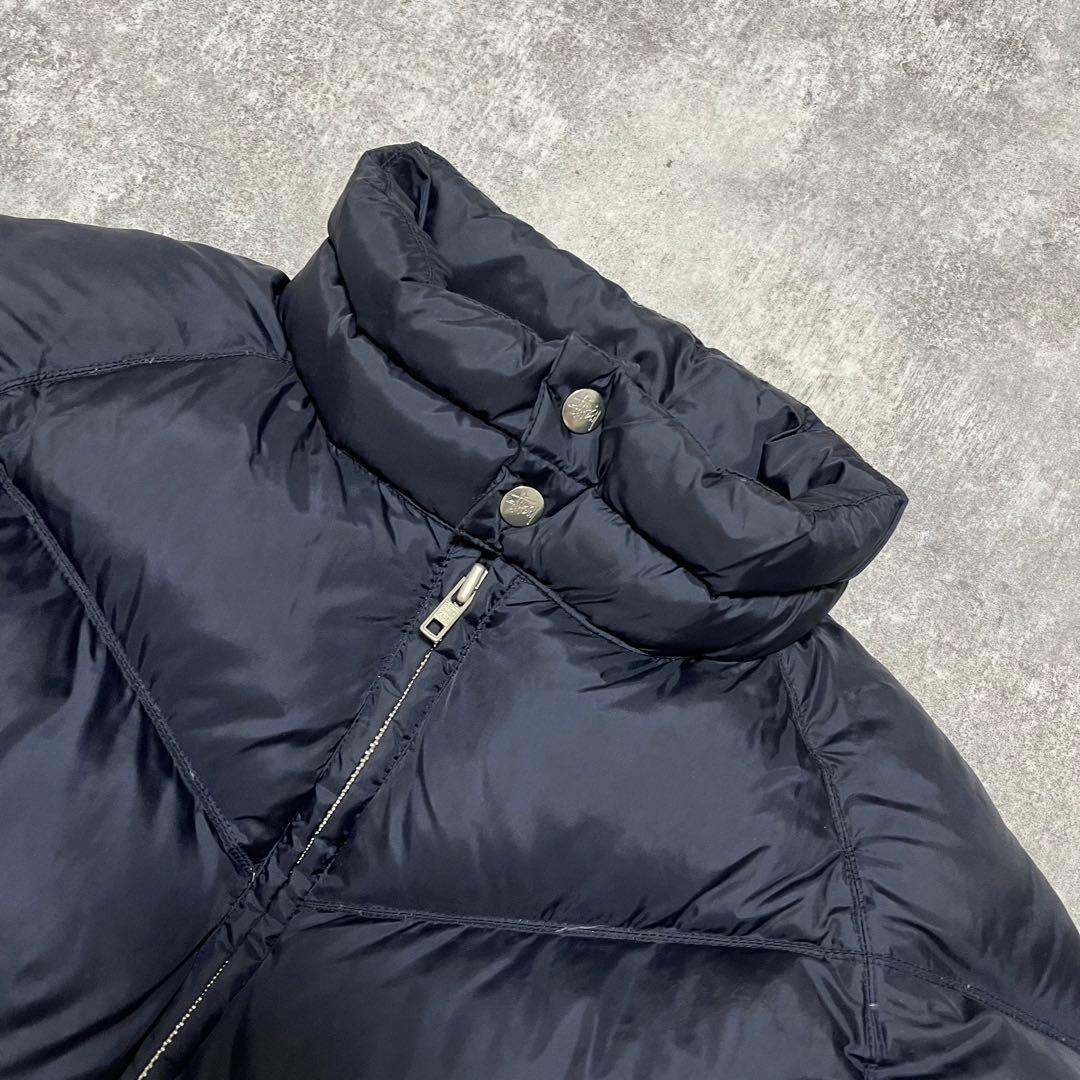 old stussy ダウンジャケット 90s 紺タグ L ネイビー 同色ロゴ - メルカリ