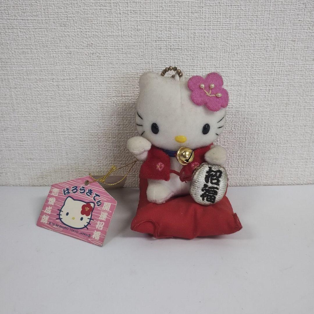 ハローキティ 招き猫 ぬいぐるみ キーホルダー - メルカリ