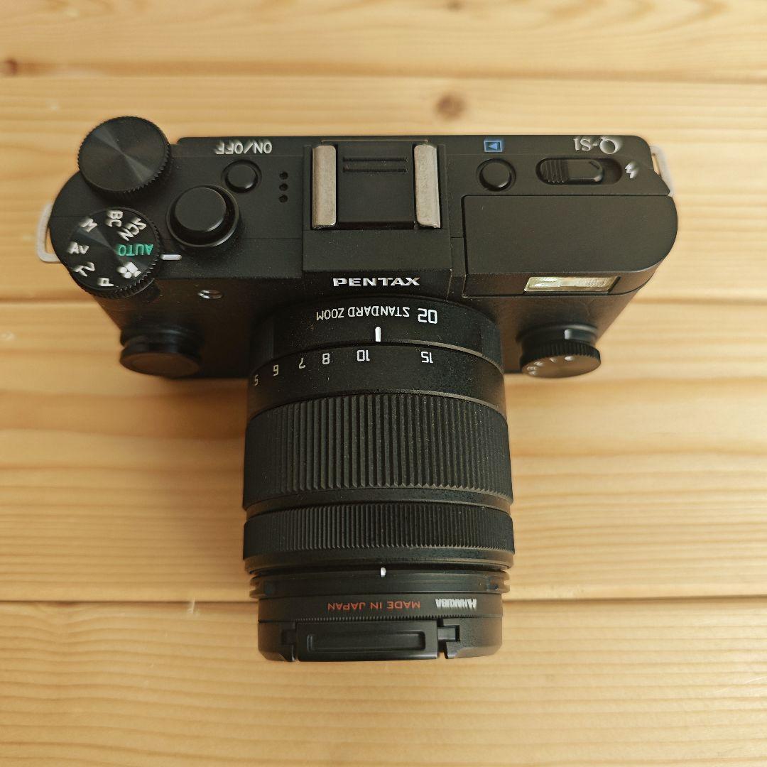極美品】PENTAX Q-S1 BK レンズキット 箱付き完品 レンズガード付