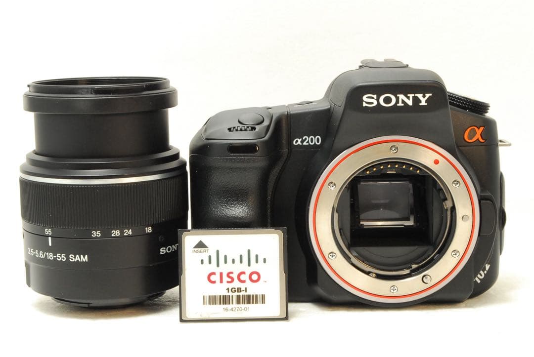 SONY α200 ❤️初心者向け レンズセット ソニー デジタル一眼レフ