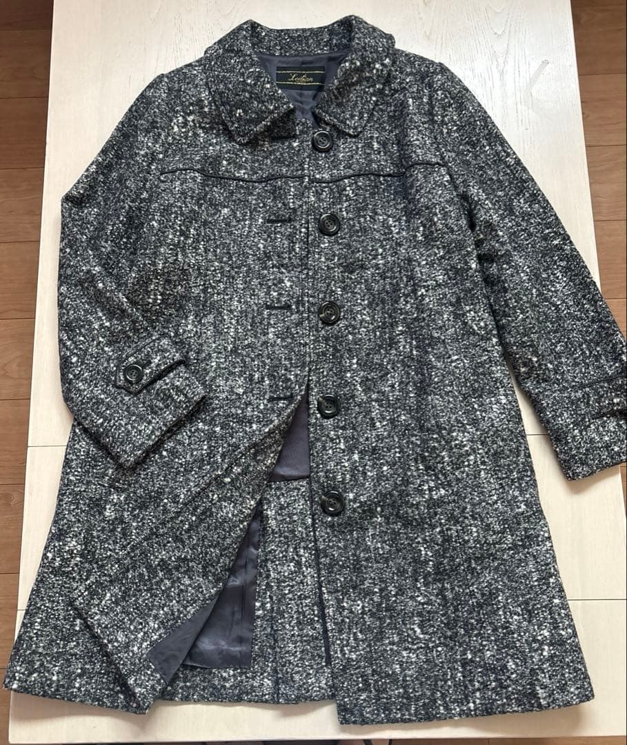 レリアン　アルパカ混合コート　13＋ Leilian アルパカ混スタンドカラーコート|レリアン プラスハウス | レリアン