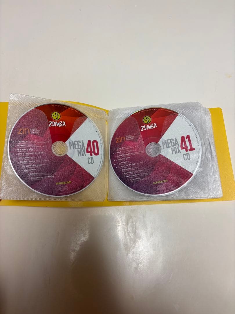 ズンバ ZUMBA ZIN40〜61 バックナンバCD＋DVD（60番欠番）