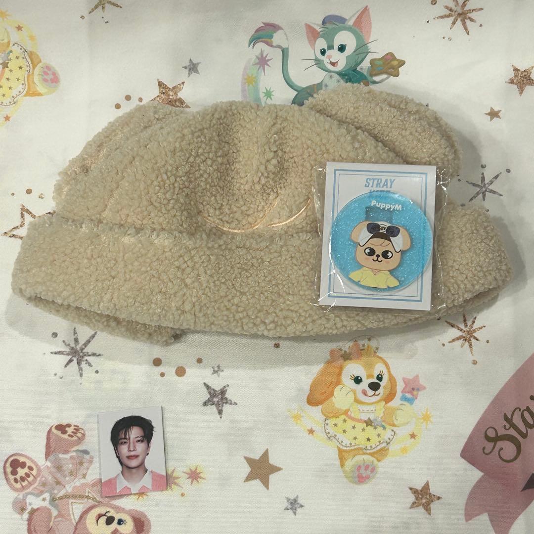straykids パピーム スンミン 帽子 ボアキャップ クリップ - メルカリ