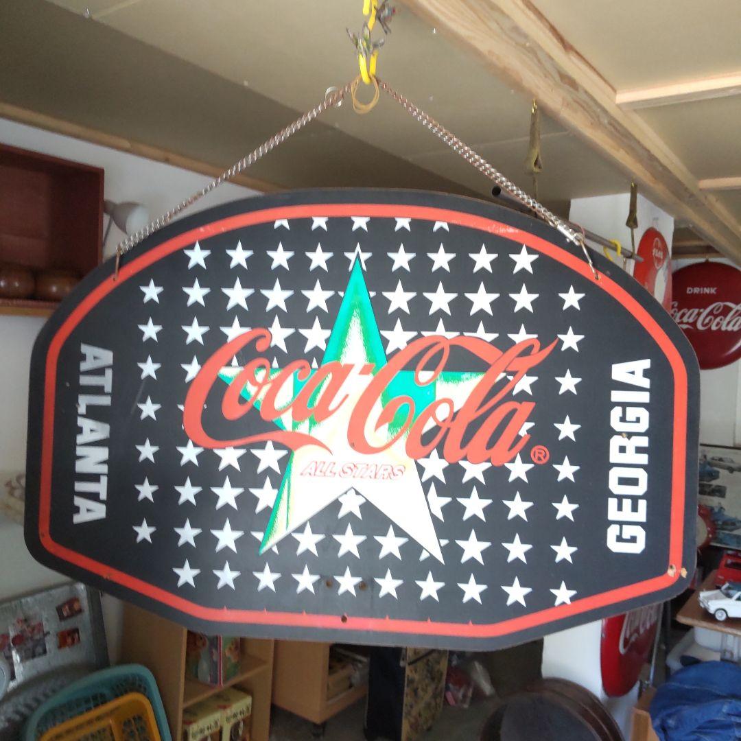 コカコーラパネル　ブリキ雑貨シトロエンまとめて Coca Cola（コカコーラ） ブリキ看板 アンティーク ガレージ プレート
