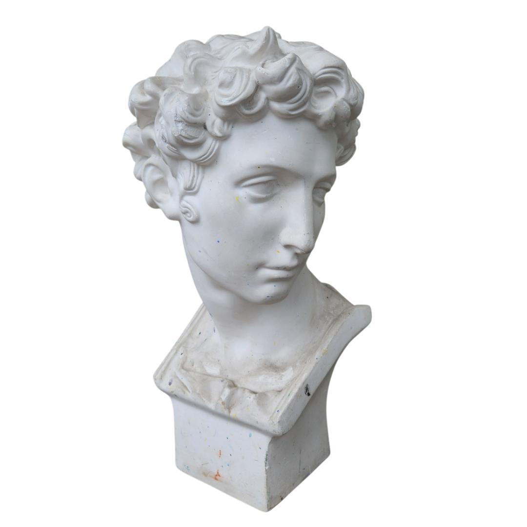 直接引渡限定 石膏像 メディチ 胸像 美術 デッサン用 インテリア 高さ