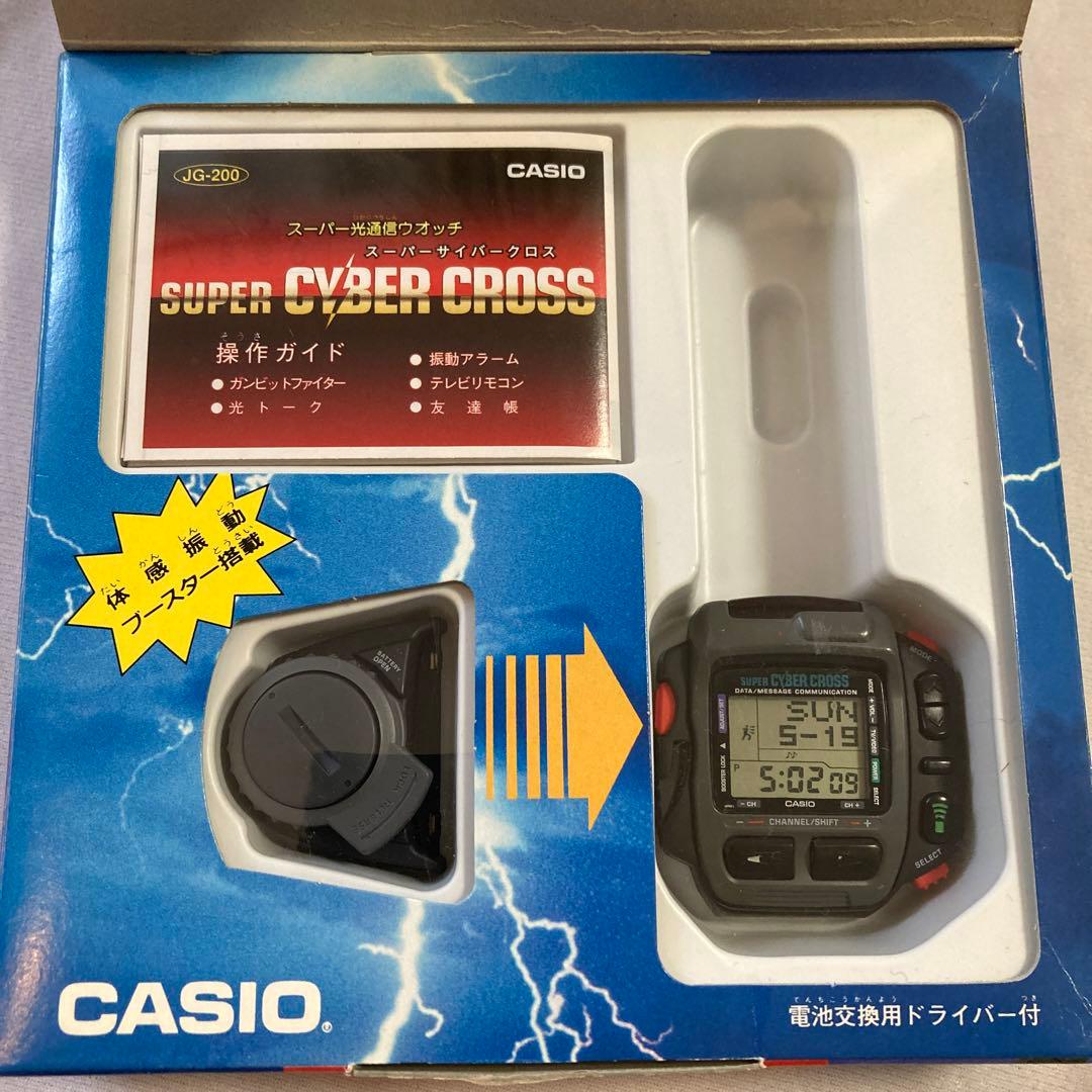 used 美品】スーパーサイバークロス CASIO カシオ jg-200 - メルカリ