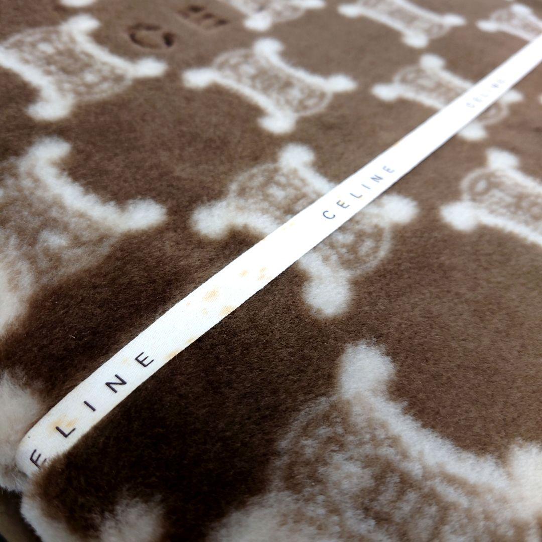 M0109C1 未使用☆CELINE アクリルニューマイヤー毛布