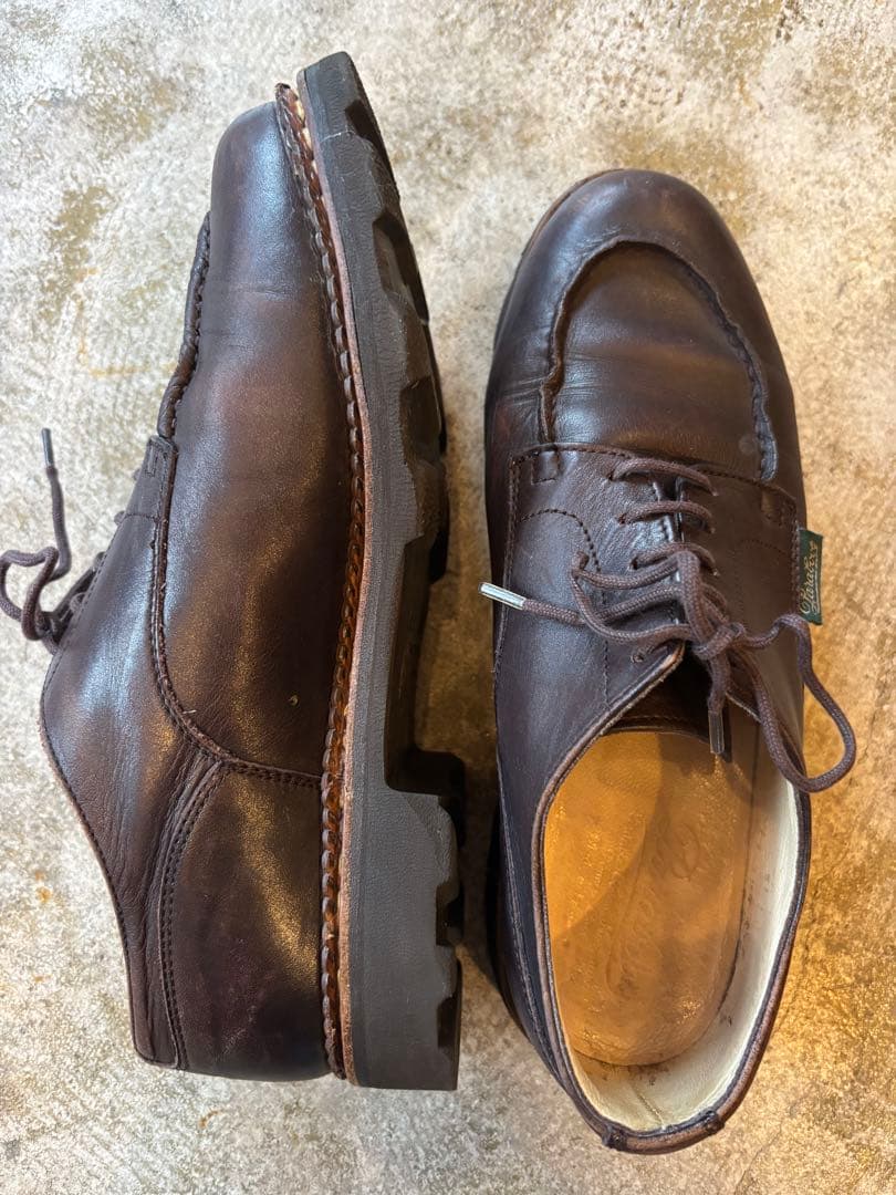 【良品】【希少】【フランス製】パラブーツ シャンボート　モカ　24.5cm