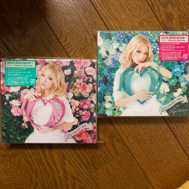 西野カナ　初回盤アルバム　ピンク　ミント ☆西野カナベストアルバム「Love Collection ～pink & mint～」本日