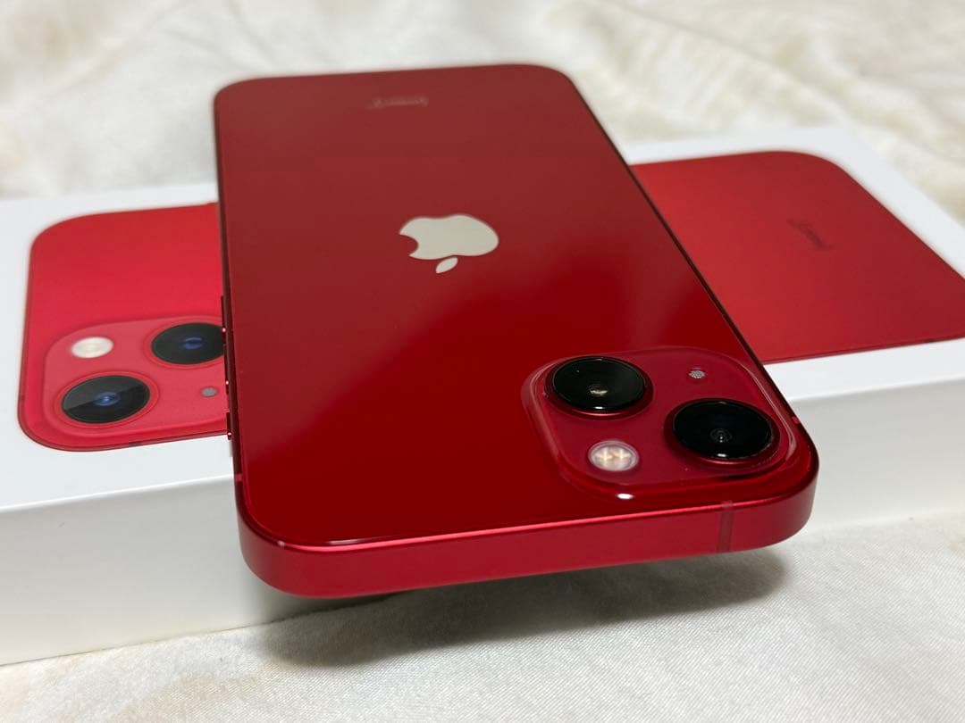 iPhone 13 256GB Red バッテリー90% SIMフリー - メルカリ