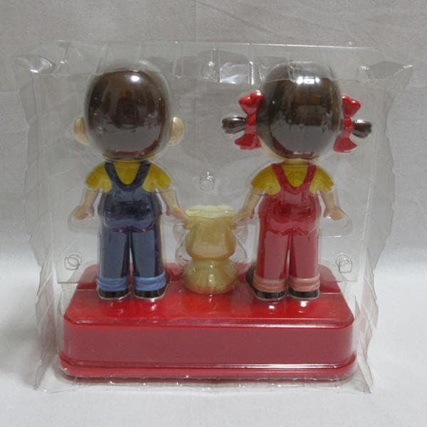 不二屋ペコちゃんポコちゃん60周年記念ペコポコ首ふり人形箱付き