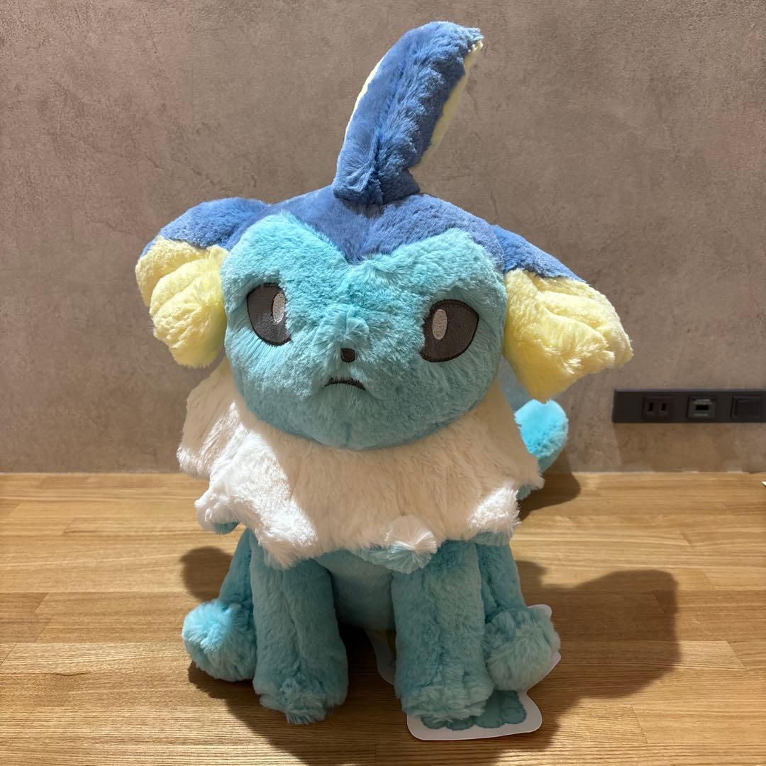 新品/紙タグあり】 ふわふわ抱きぬいぐるみ シャワーズ ポケモン