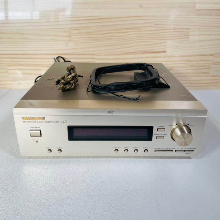 SANSUI 高感度高音質　チューナー　T-α77 SANSUI 高感度高音質 チューナー T-α77 - メルカリ