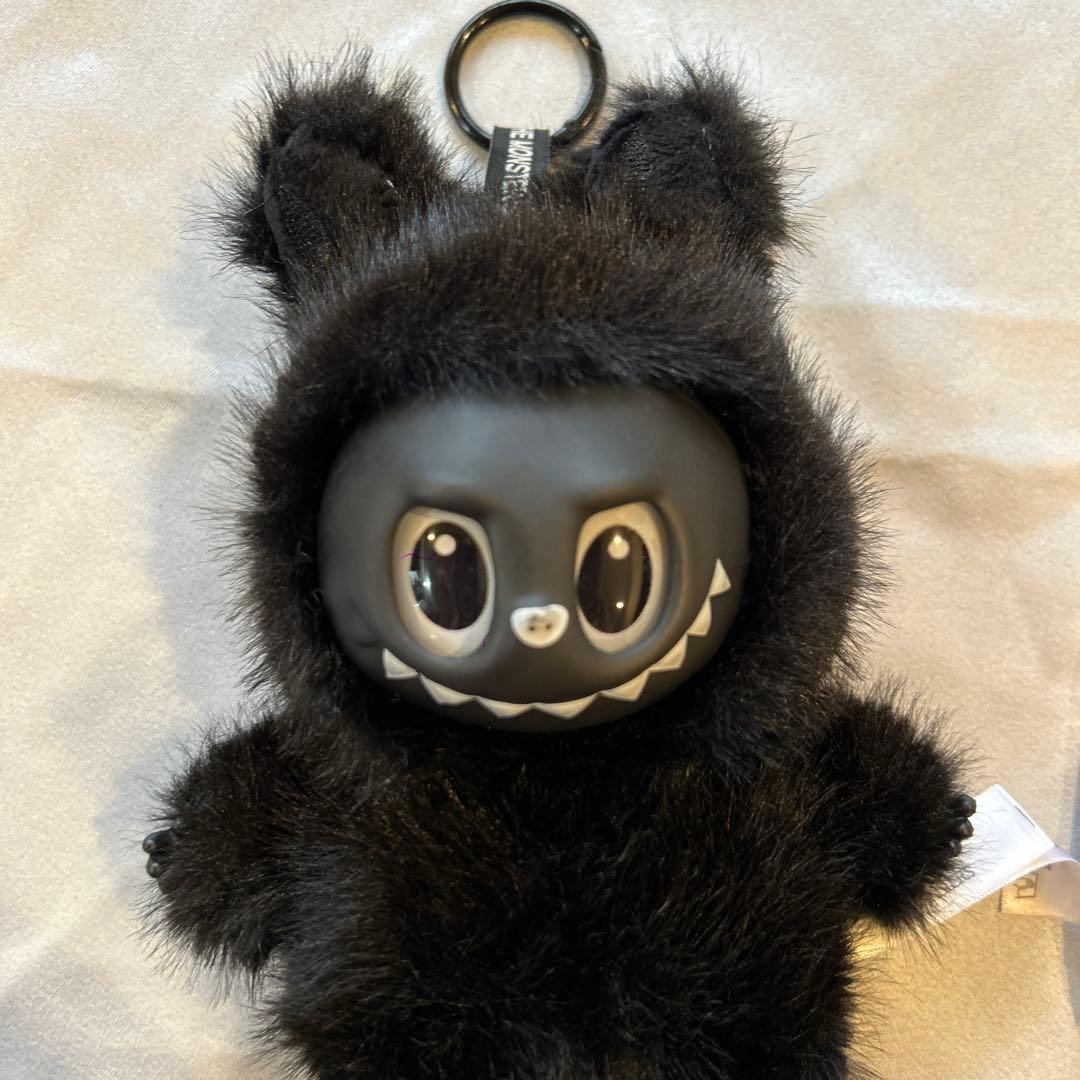 可愛い真っ黒ラブブ Labubu ブラック アフリカンエディション 黒