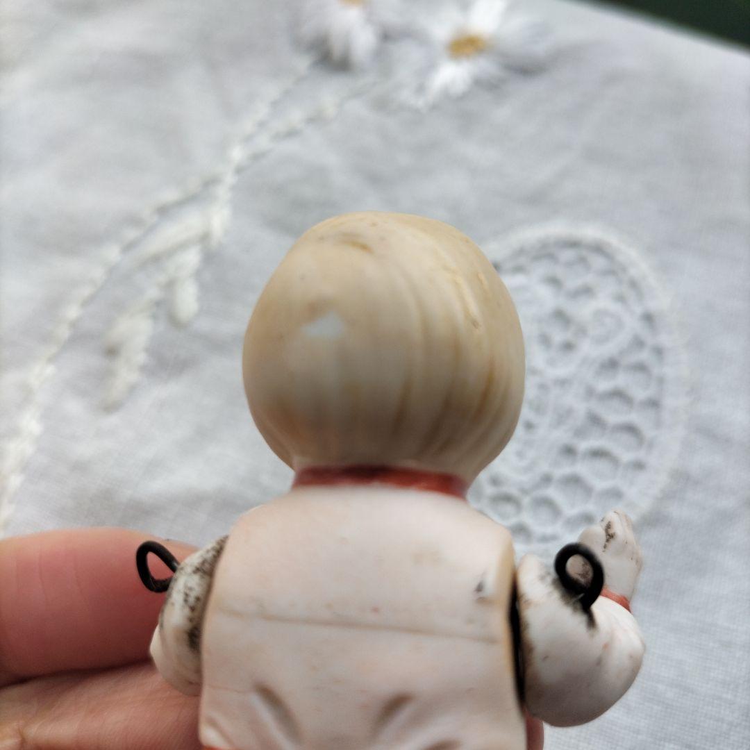 ドイツ ビンテージ ビスクドール 男の子 身長8.8cm HERTWIG？ - メルカリ