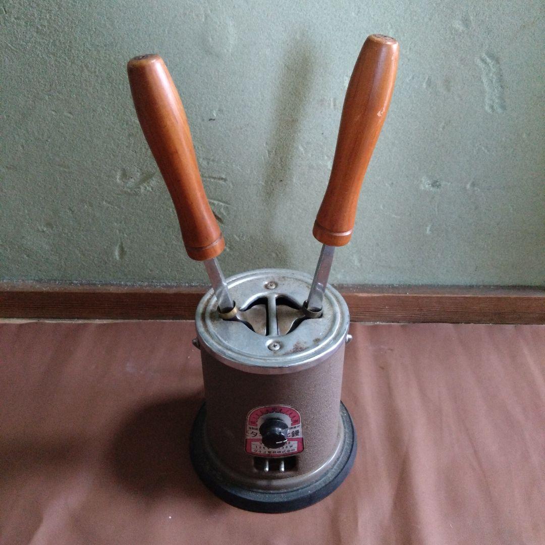 タキイ和裁　電化鏝　コテ2本 タキイ電器 2丁立 和裁 鏝 (こて) 赤 | メーカー,その他 | 【個人向け