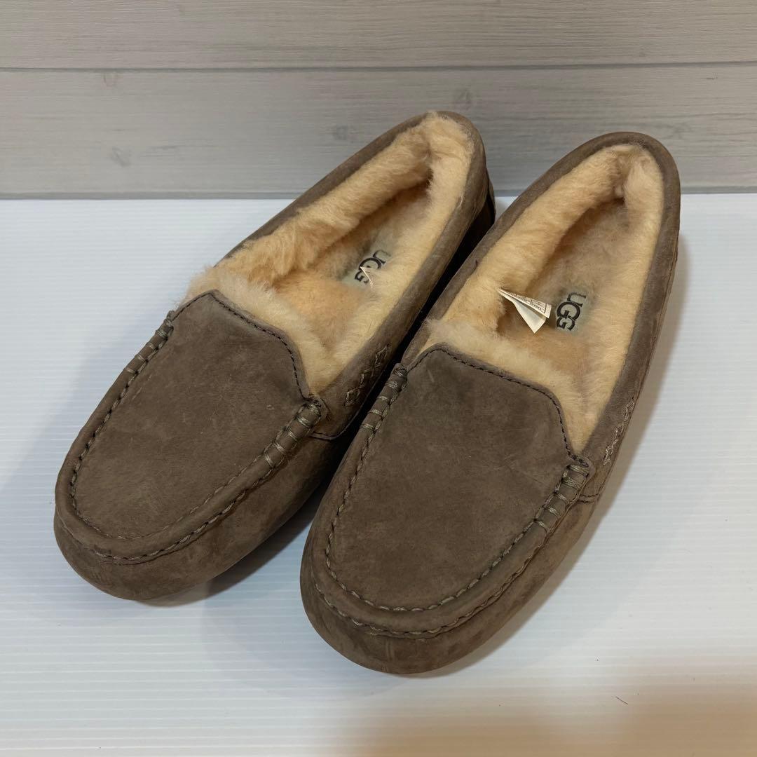UGG アンスレー モカシン 24cm US7 スレート 楽天市場】アグ アンスレー UGG モカシン ムートン スエード モカシン
