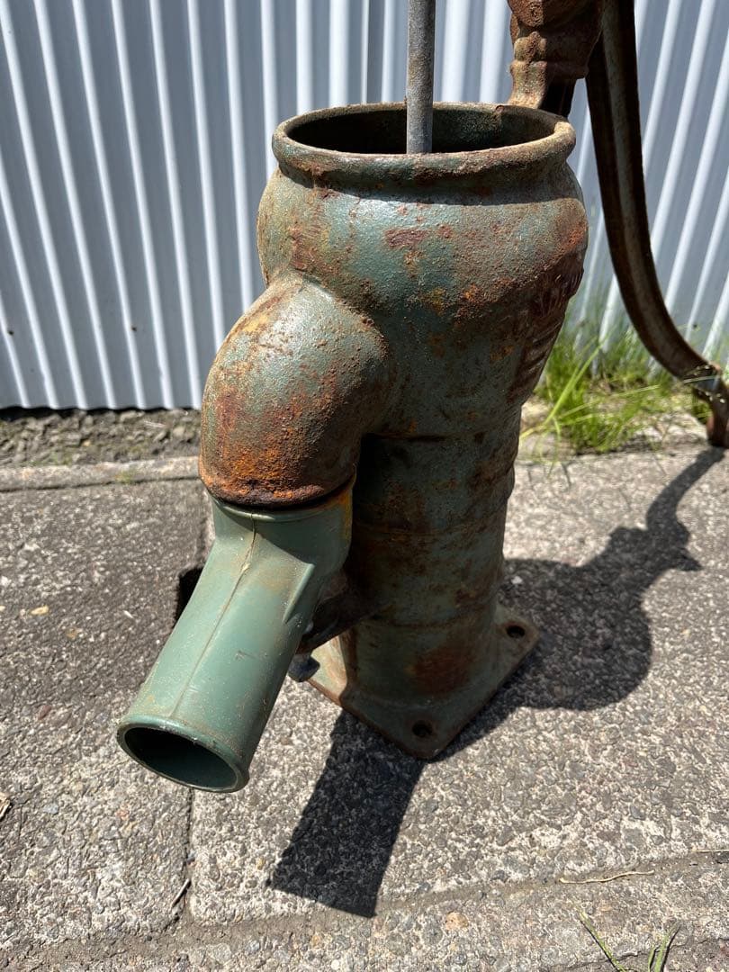アンティーク】ジャンクガーデン 井戸ポンプ 手押しポンプ 古道具