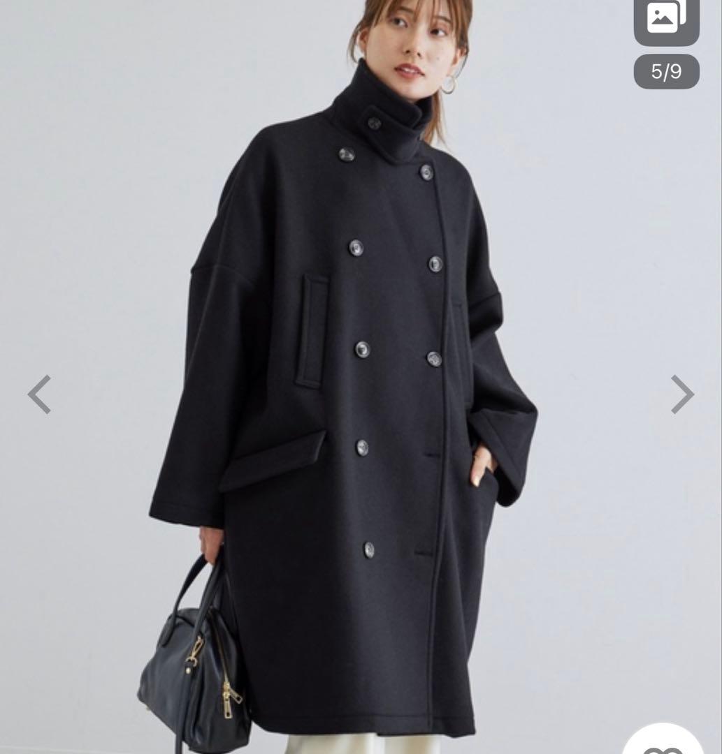 フレームワーク ロングPコート ブラック FRAMeWORK（フレームワーク）の「≪追加≫【WEB限定】ロング Pコート3