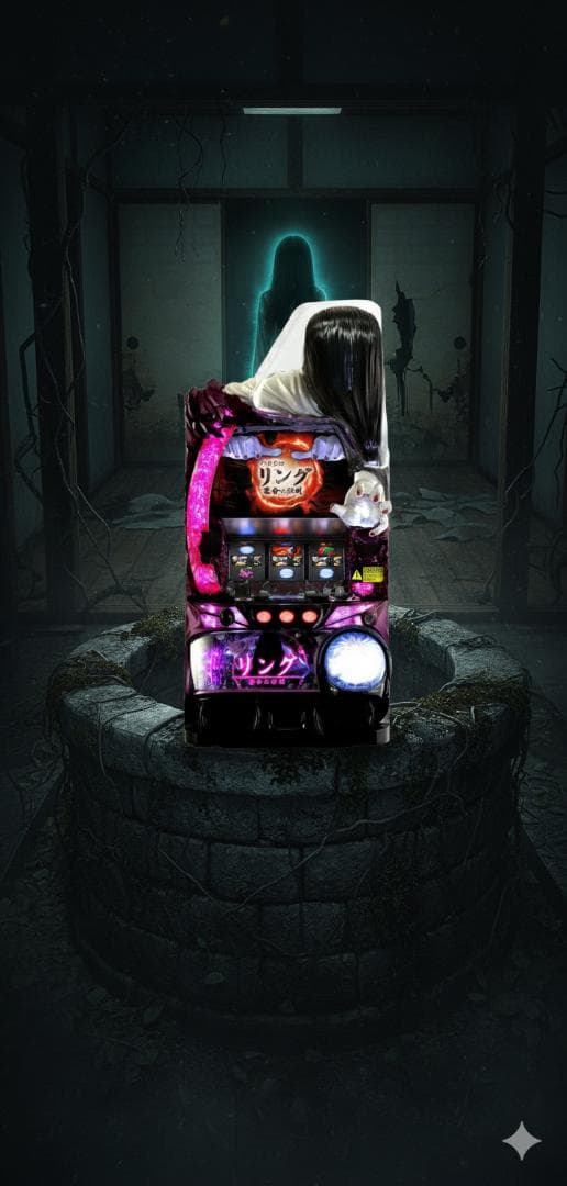 貞子さんとカップル繋ぎできるパチスロ機 Sリング 運命の秒刻 - メルカリ