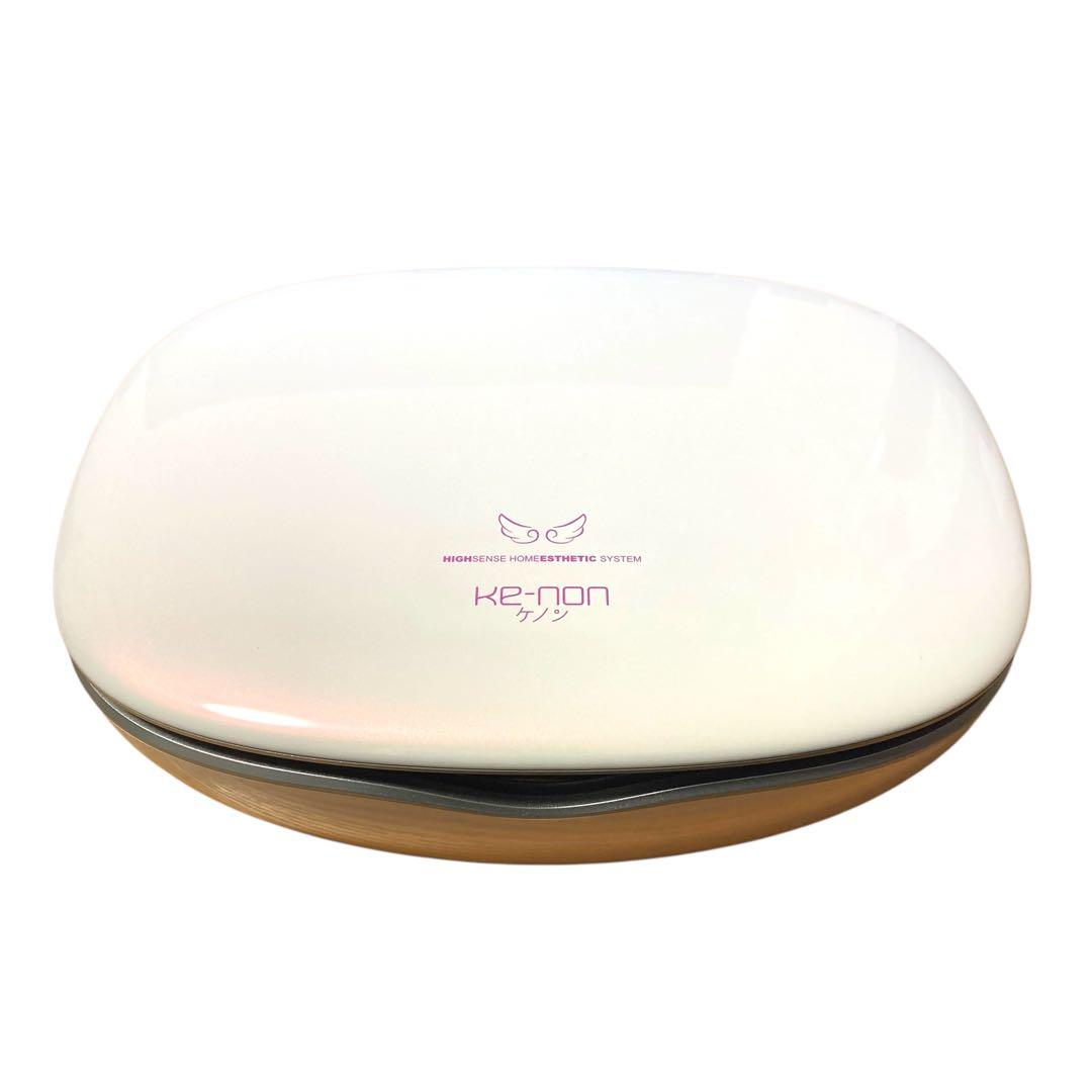 【眉毛脱毛器付】 ケノン 家庭用脱毛器 パールホワイト v.8.0 ほぼ未使用】脱毛器 ケノン Ke-non 8.4 眉毛脱毛器付 マットブラック