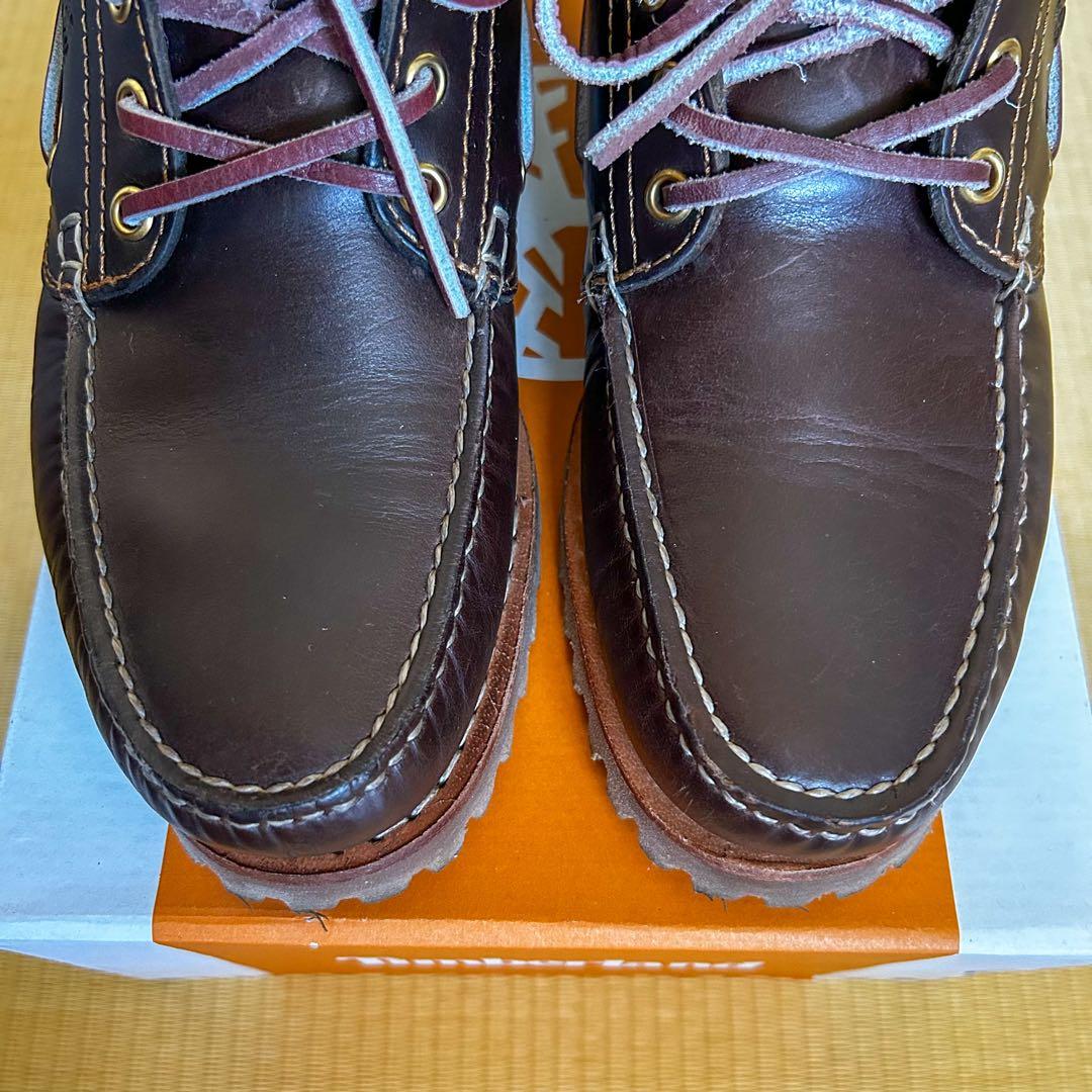 Timberland 3eye Classic ブラウン モカシン 25.5cm