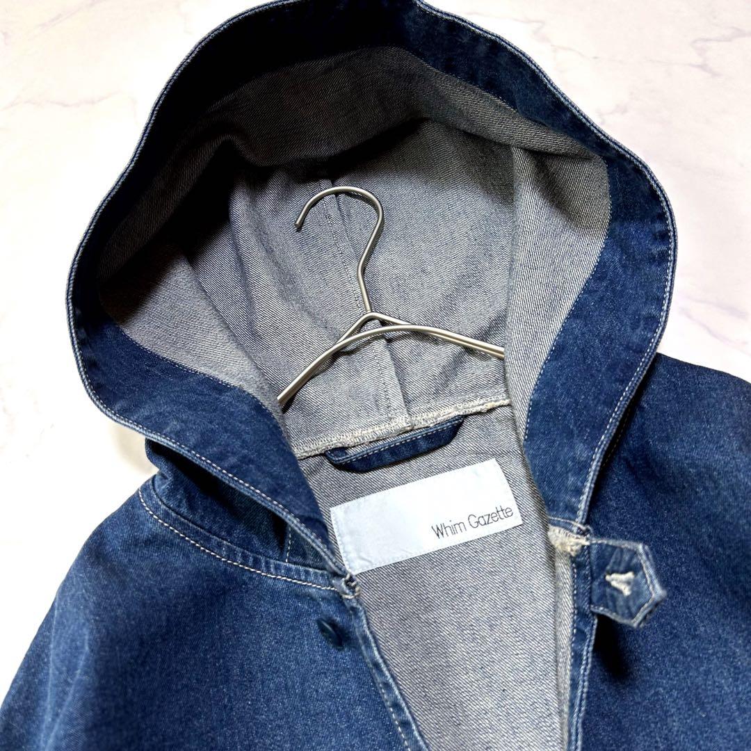 極美品ウィムガゼットインフルエンサーコラボデニムフーディー2025定価