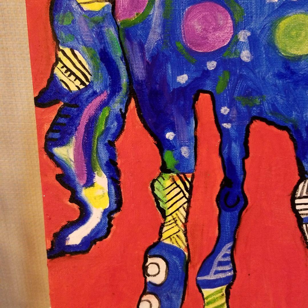 油絵 FUUTA様専用確認 ベストフレンド馬*犬 - メルカリ