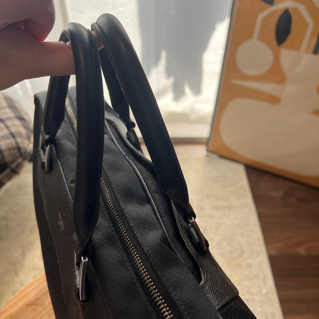 ペッレモルビダ キャピターノ レザー ブラック ビジネスバッグ - メルカリ