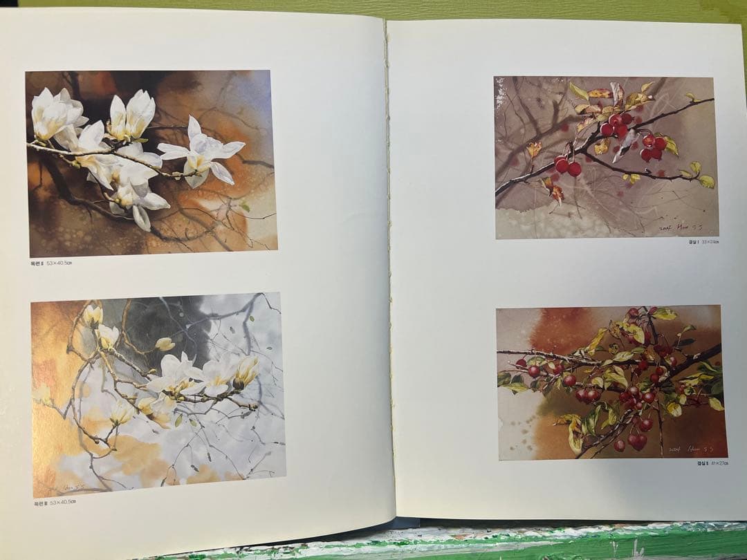 Han S am Sook 韓国女流作家、真作。 波うねる東海岸。