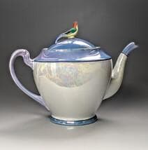 オールドノリタケ アールデコ期大銘品 シリルシー鳥フィギュリン摘