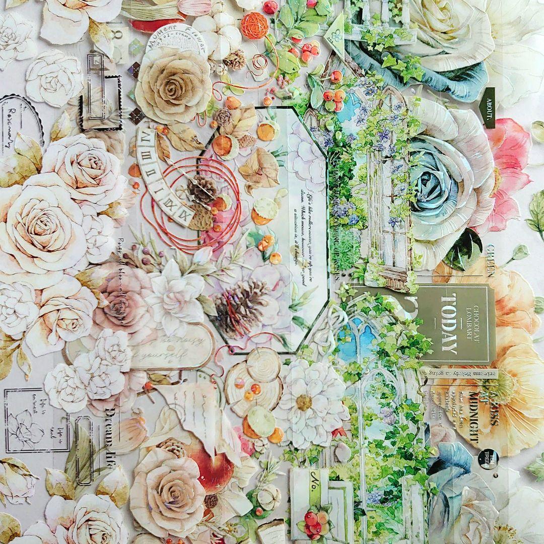 海外マステ お花・植物系 切り売り 20種類 C - メルカリ