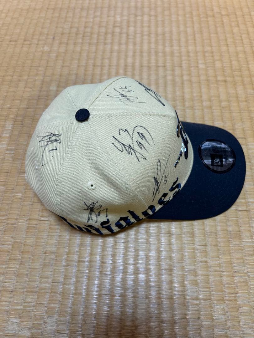 オリックス 宮崎キャンプ 2025 2026 限定キャップ 選手のサイン入り