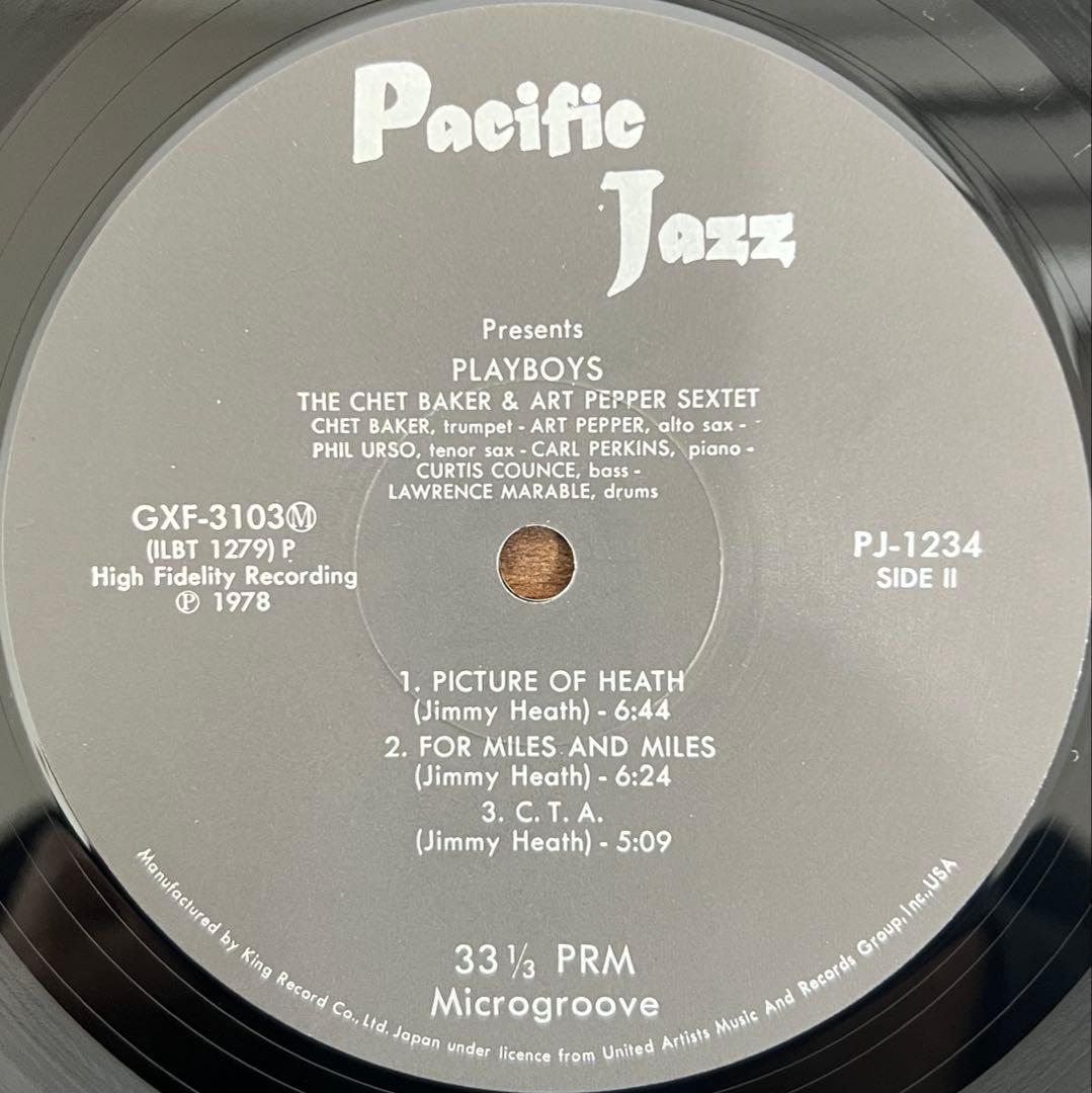 【LP/帯付】Chet Baker & Art Pepper Playboys