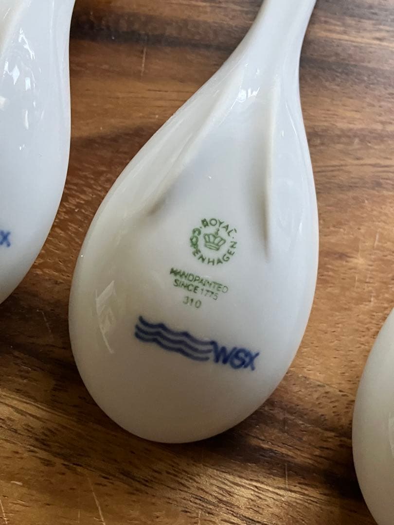 新品◇ ロイヤルコペンハーゲン ブルーパルメッテ スプーン レンゲ 5