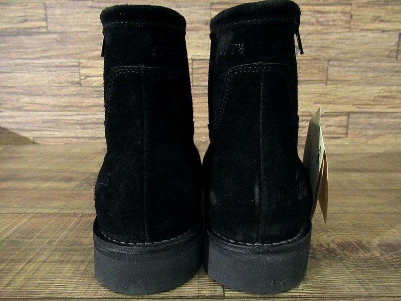 廃盤 新品 ダナー スエードレザー サイドジップ ワーク ブーツ 黒 25.5①