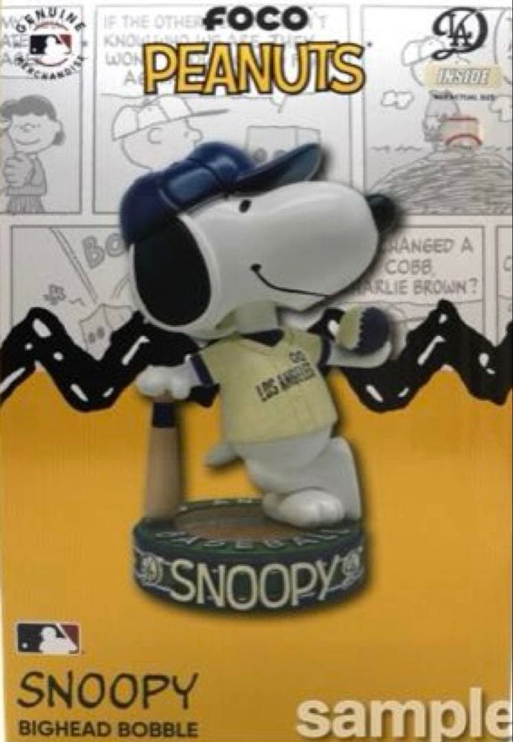 2025 ドジャース SNOOPY ボブルヘッド 9.5インチ郵便局限定50