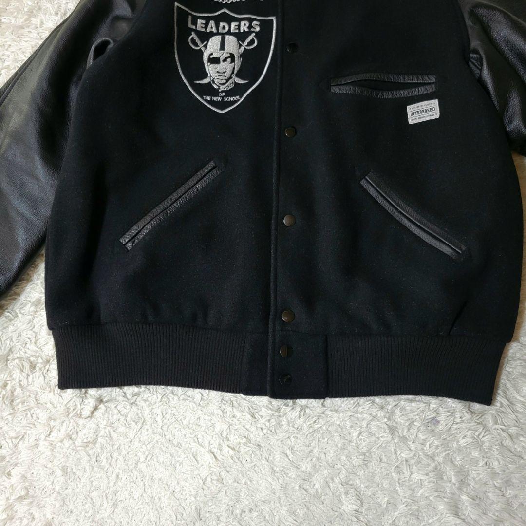 希少✨ レイダース インターブリード スタジャン レザー×メルトン