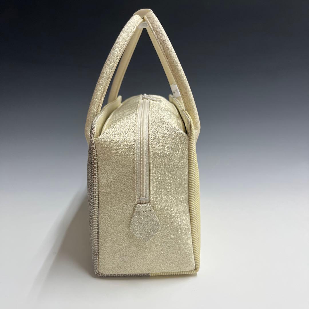 夏 新品未使用品 本塩沢紬 草木染 帯地使用 利休バッグ25067 - メルカリ