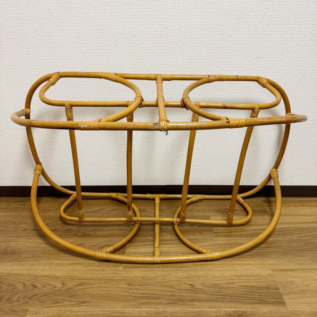 ラタン 籐 ベビーベッド レトロ 昭和 ゆりかご - メルカリ