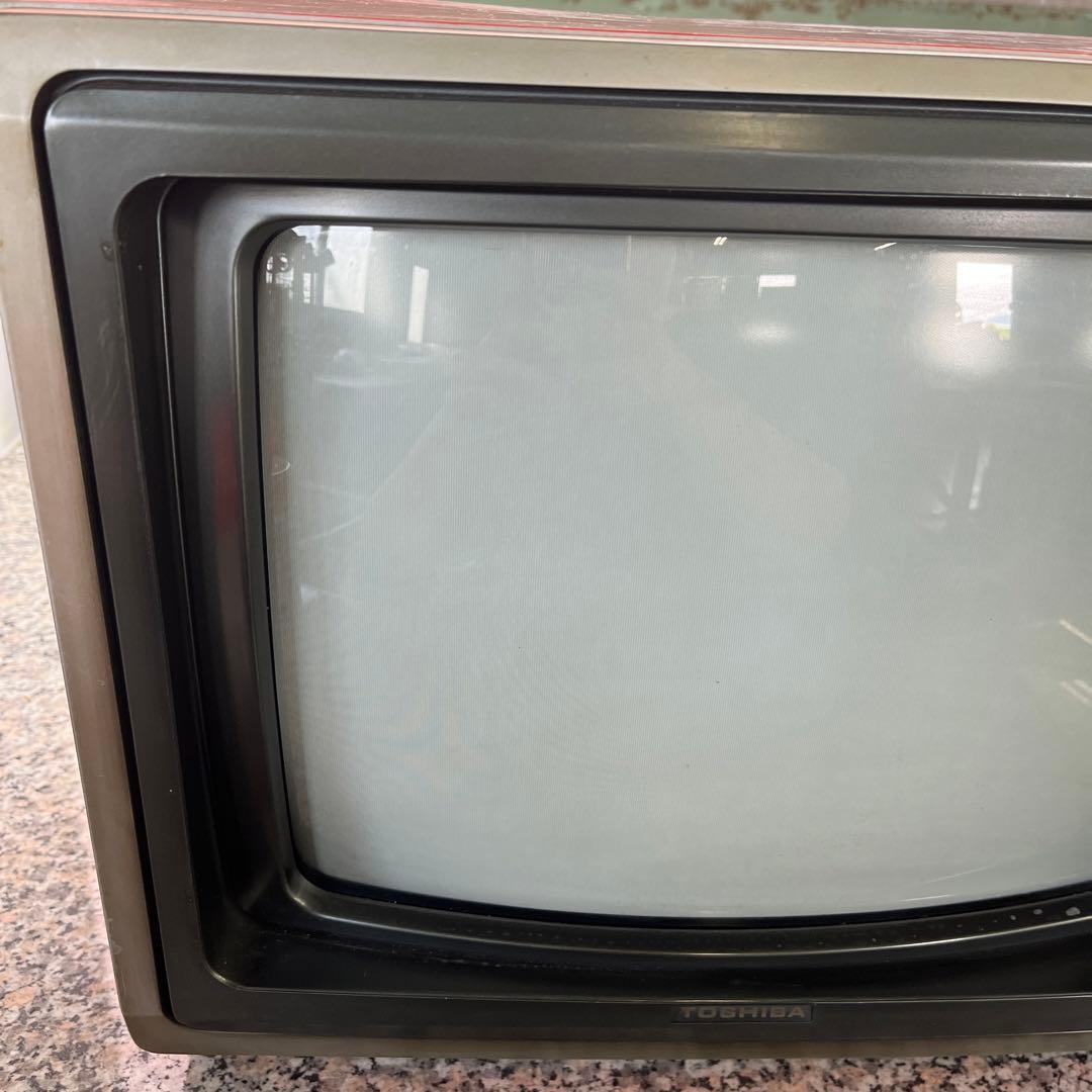TOSHIBA 東芝 カラーテレビ ブラウン管テレビ 14P66レトロジャンク品