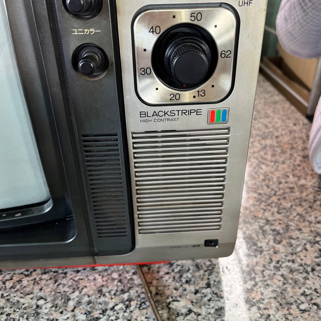 TOSHIBA 東芝 カラーテレビ ブラウン管テレビ 14P66レトロジャンク品