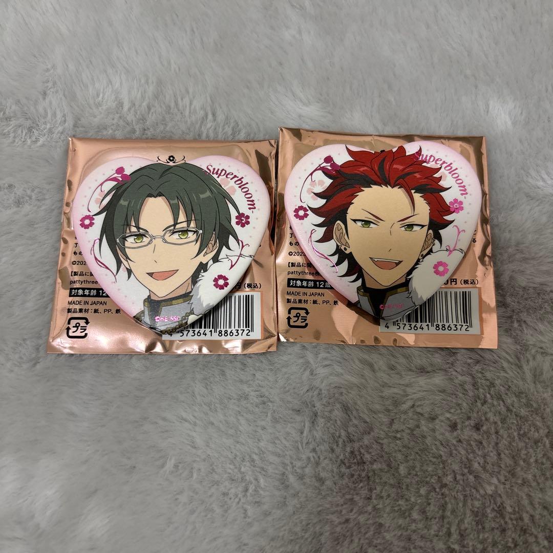 あんスタ ハート缶バッジコレクション 蓮巳敬人 鬼龍紅郎 - メルカリ