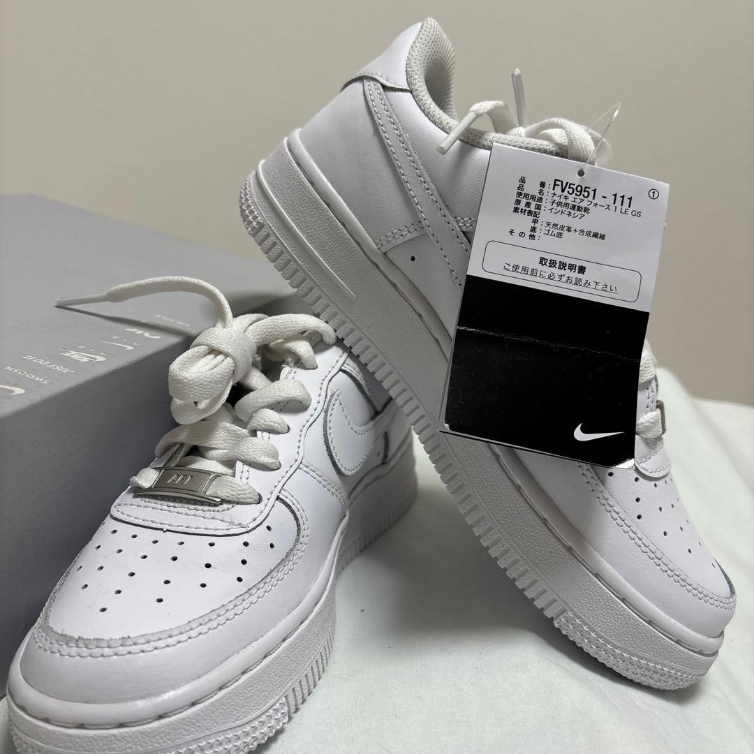 22cm ナイキ エアフォース 1 LE GS FV5951-111 ホワイト - メルカリ