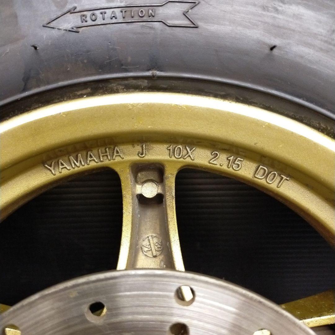 ☆10 ヤマハ JOG ZR SA39J 前後ホイール キャスト ゴールド - メルカリ